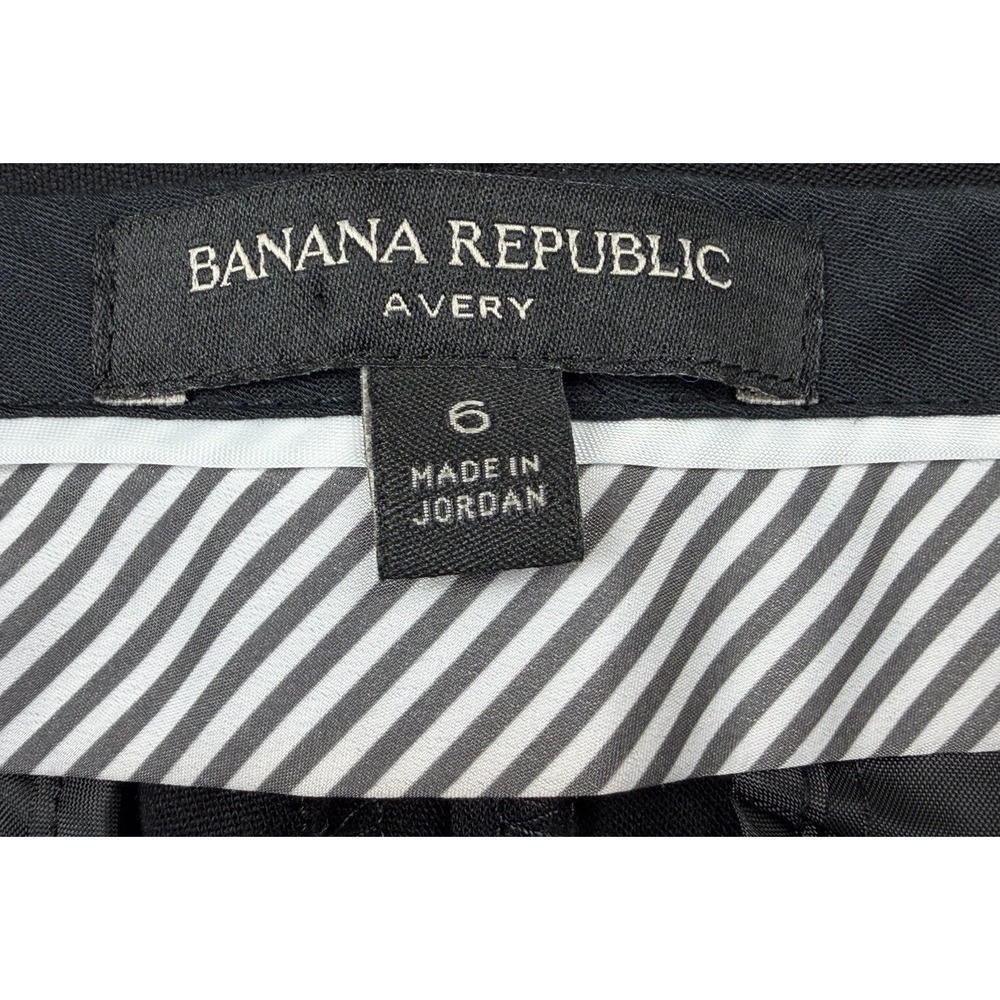 Banana Republic Women's "Avery" Ankle Dress Pants 6 32x26 Cotton Blend Stretch - Picture 12 of 14